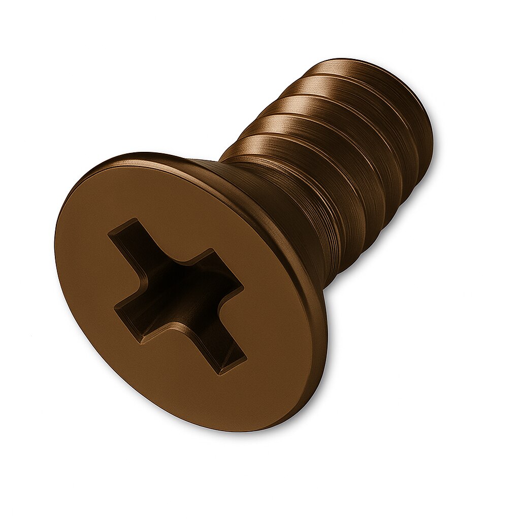 Faceplate Screw - Duranodic Bronze